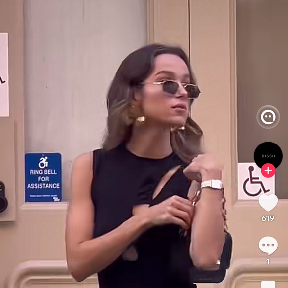 DISSH Monique Black Keyhole Midi Maxi Dress XS - Picture 4 of 7